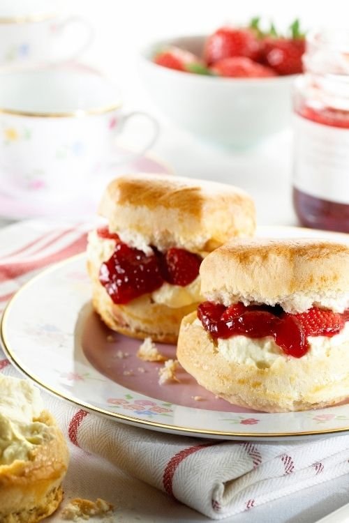 Strawberry and Cream Scones