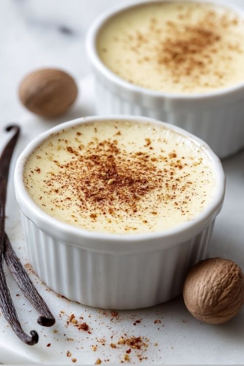 Vanilla Custard with Nutmeg