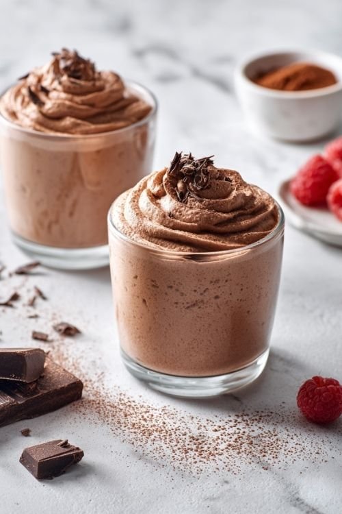Whipped Cottage Cheese Chocolate Mousse