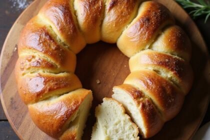 buttery bread crown delight