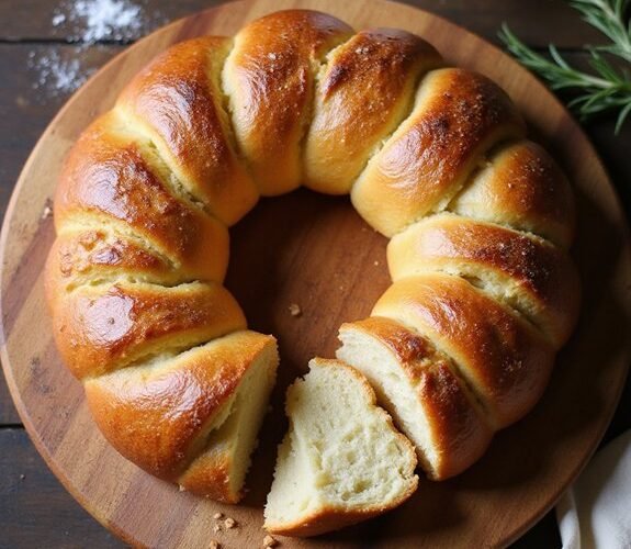 buttery bread crown delight
