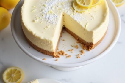 delightfully simple lemon cheesecake delight