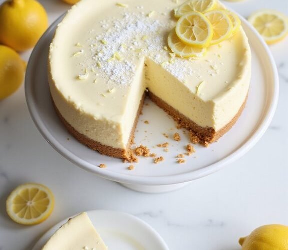 delightfully simple lemon cheesecake delight