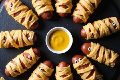 spooky halloween finger food party