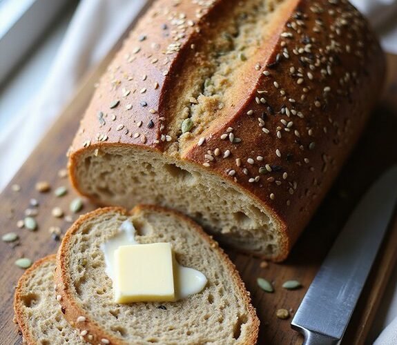 wholesome homemade seeded farmhouse bread