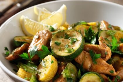 Turkey and Lemon Stir-fry