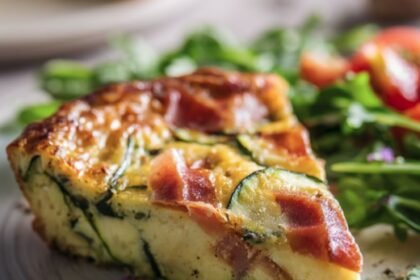 Zucchini and Prosciutto Frittata