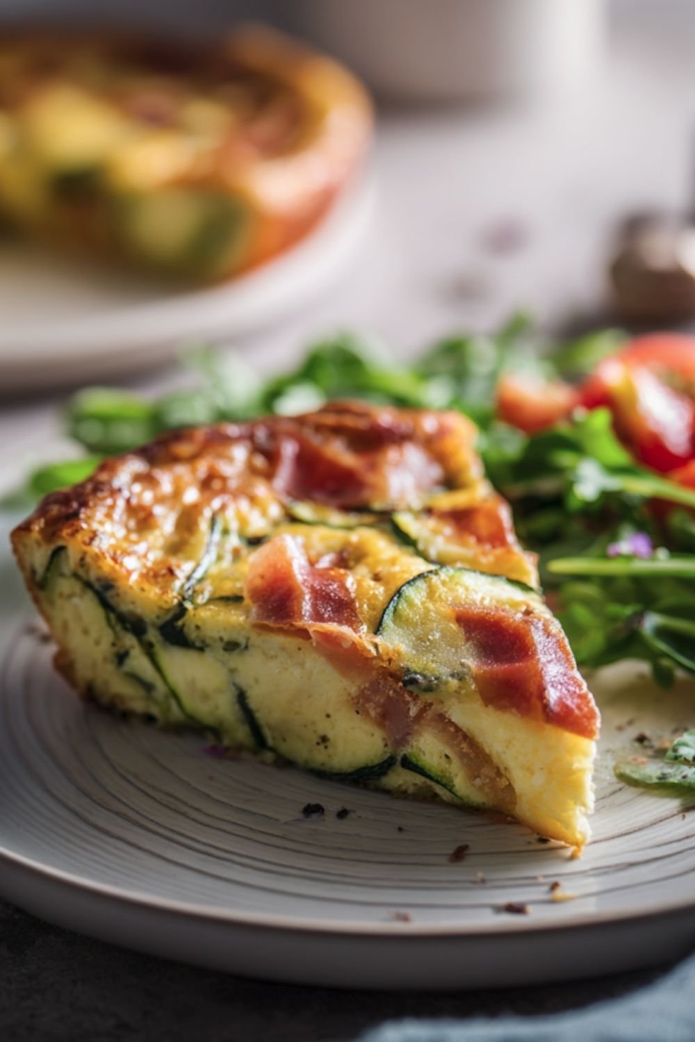 Zucchini and Prosciutto Frittata