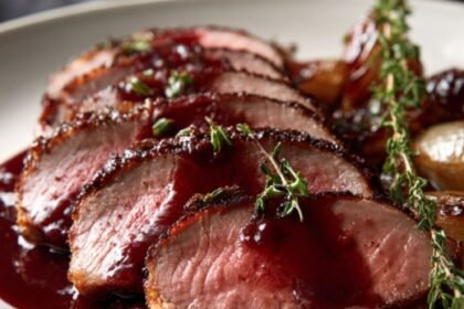 red wine sauce for duck breasts