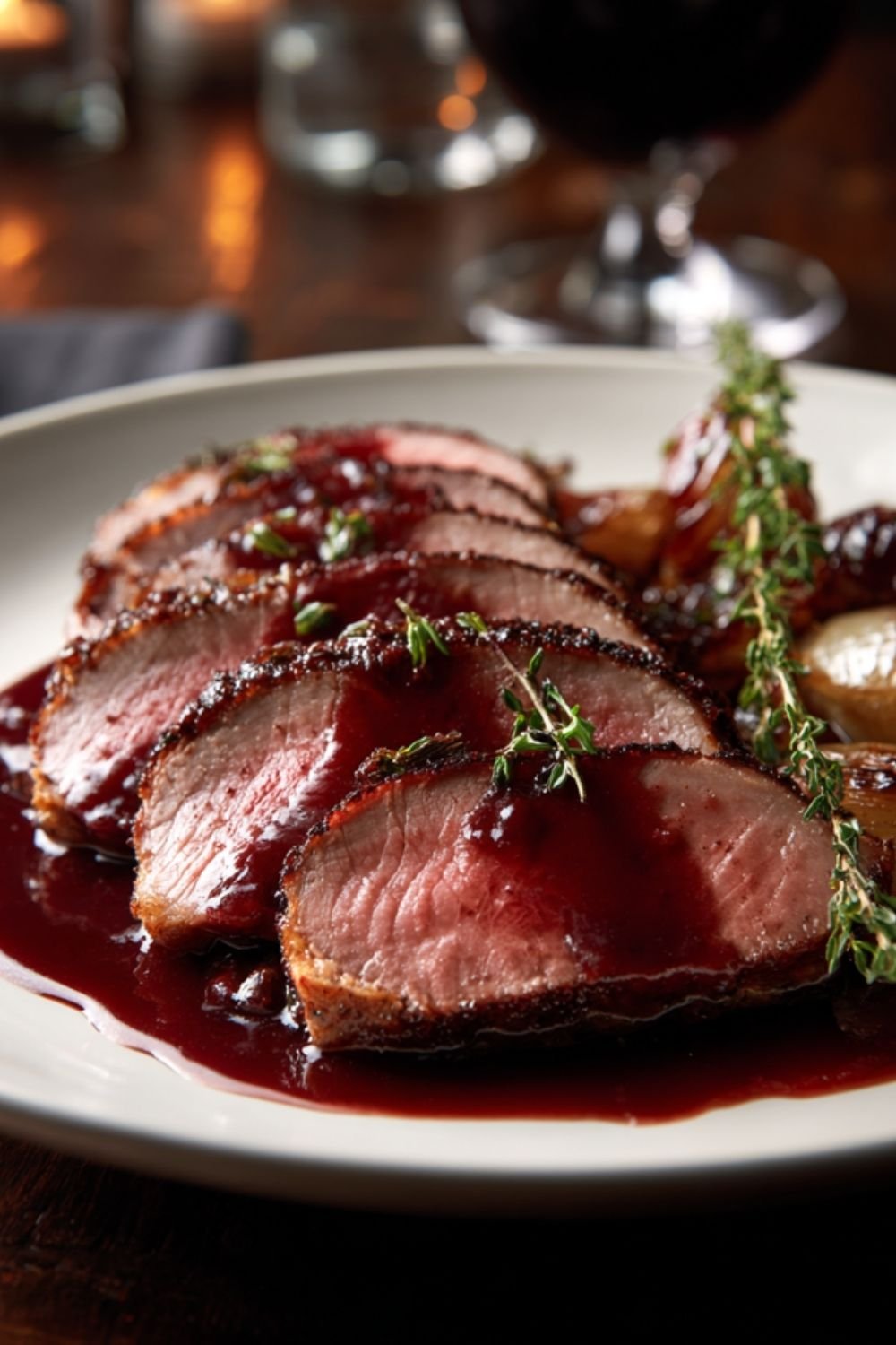 red wine sauce for duck breasts