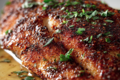Cajun-spiced Red Snapper