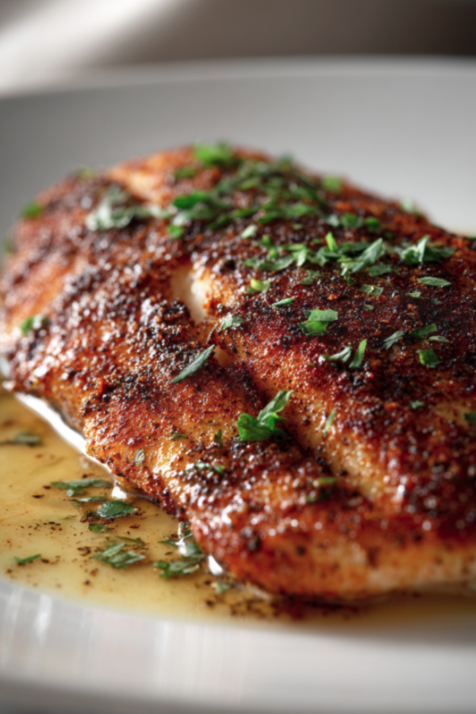 Cajun-spiced Red Snapper