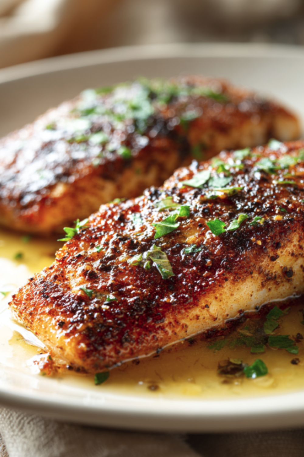 Cajun-spiced Red Snapper