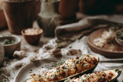 Italian Stuffed Zucchini