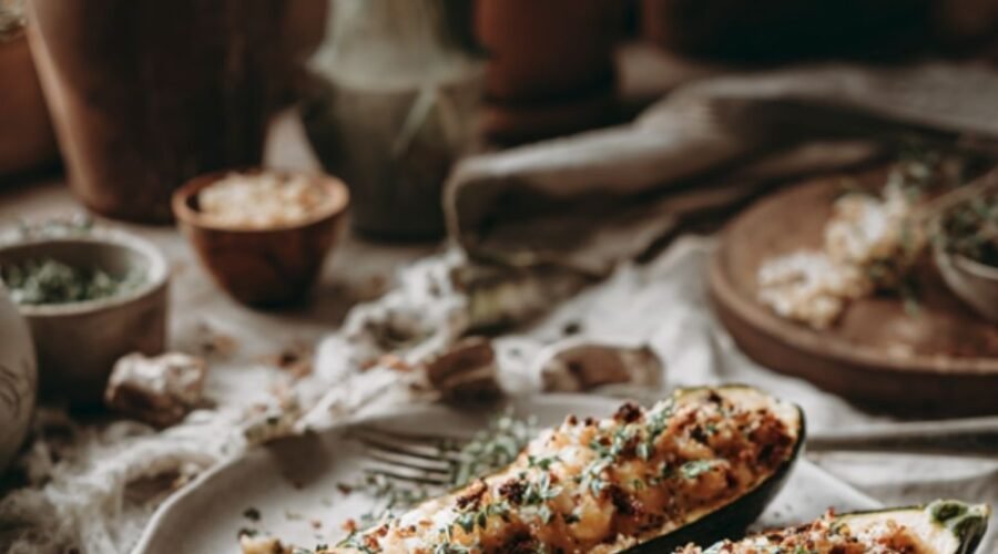 Italian Stuffed Zucchini