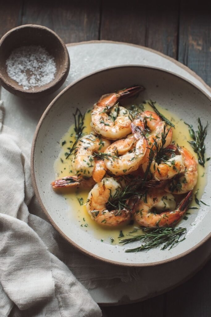 Jumbo Shrimp with Tarragon Sauce