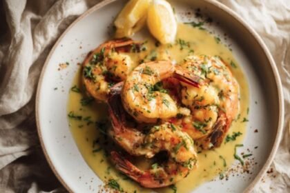 Jumbo Shrimp with Tarragon Sauce