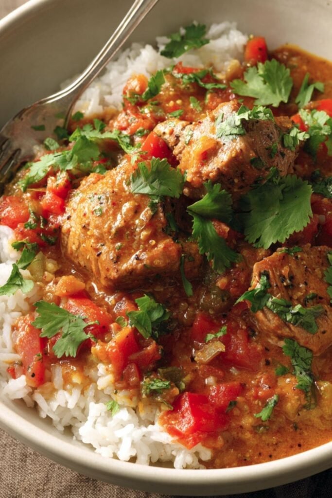 Mary Berry pork tenderloin recipes in a coconut and tomato curry sauce