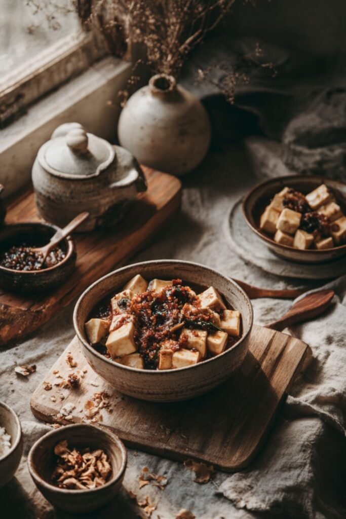 Peking Tofu with Plum Sauce