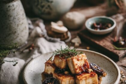 Peking Tofu with Plum Sauce