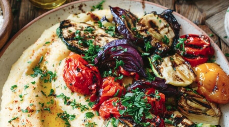 Polenta with Grilled Vegetables