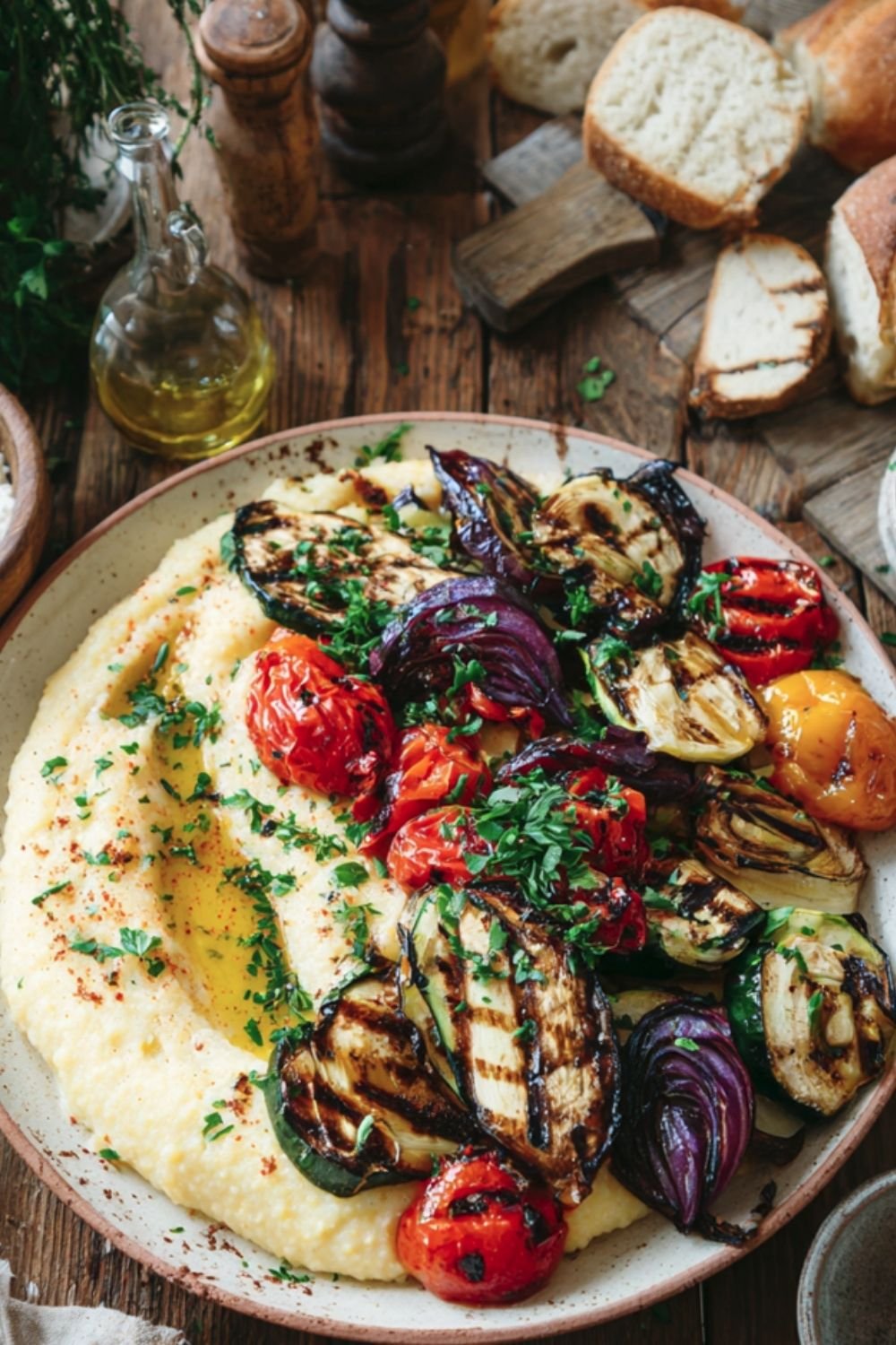 Polenta with Grilled Vegetables