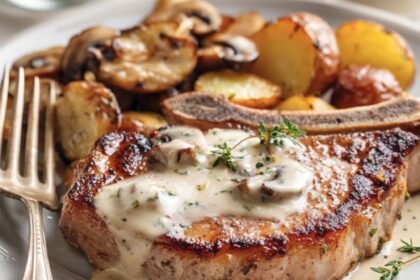 Pork Chops with Mixed Peppercorns