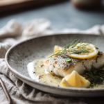 Sea Bass with Lemon Butter Sauce