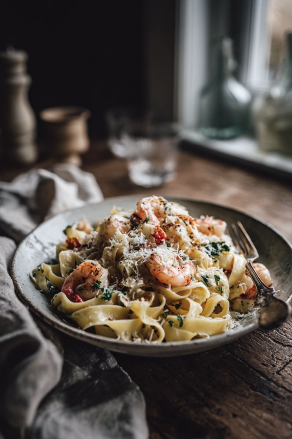 Shrimp Tagliatelle