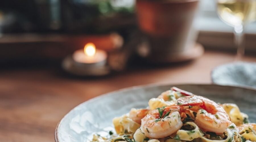 Shrimp Tagliatelle