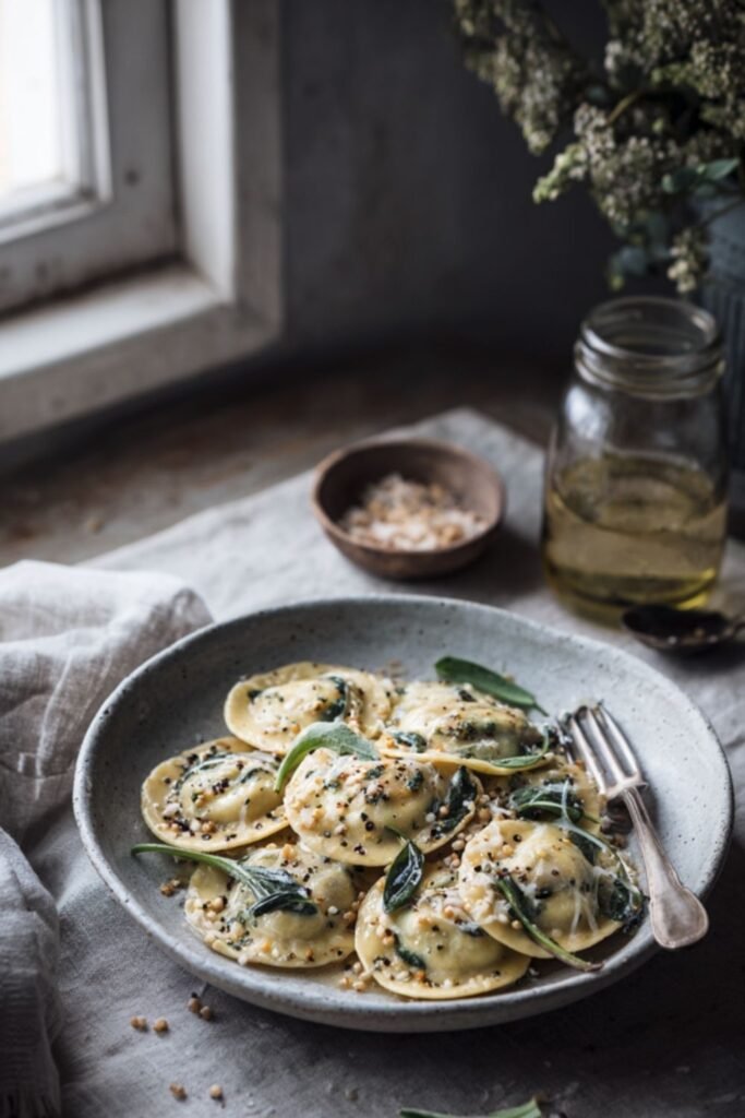Spinach And Ricotta Ravioli