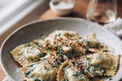 Spinach And Ricotta Ravioli