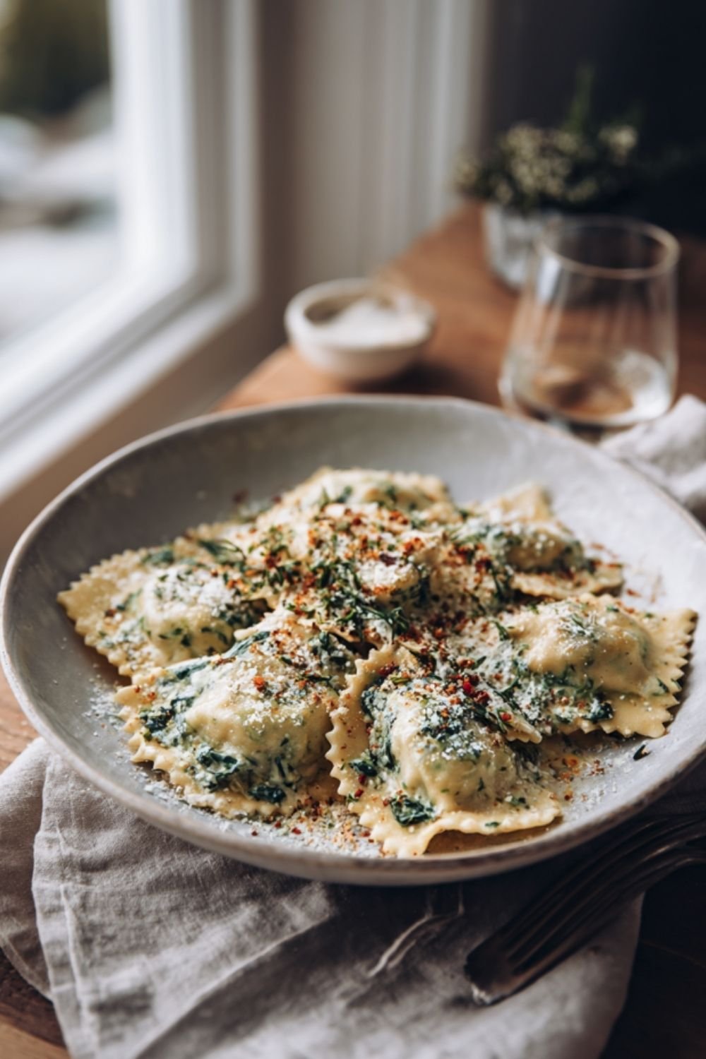 Spinach And Ricotta Ravioli