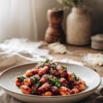 Spinach Gnocchi with Tomato Sauce
