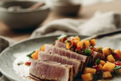 Tuna Steaks with Orange Relish
