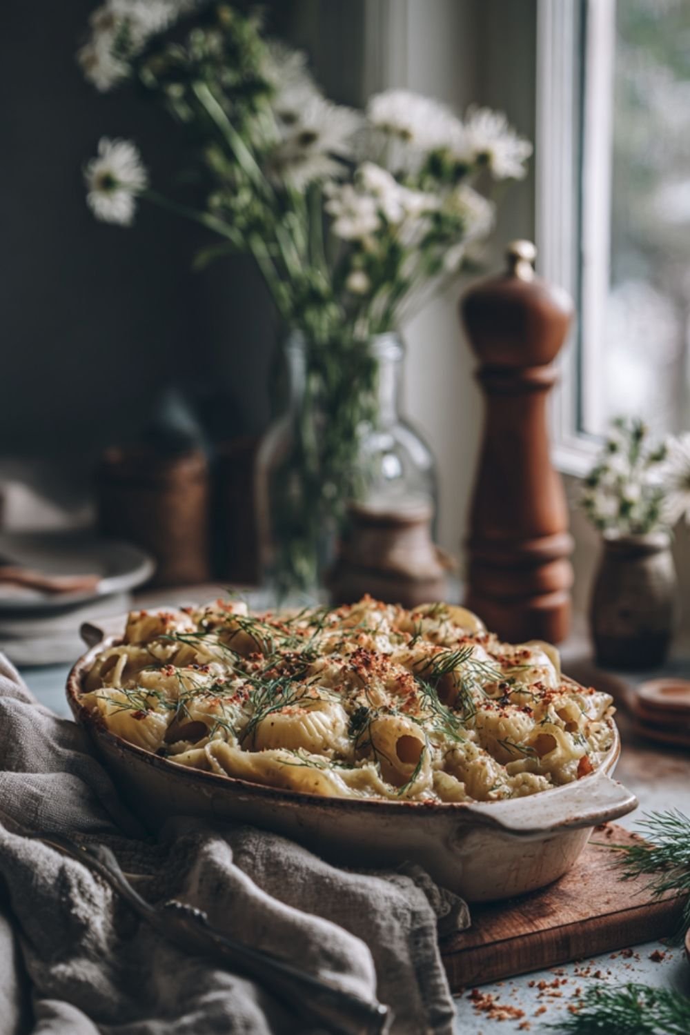 Tuna and Fennel Pasta Bake
