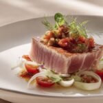 Tuna with Fennel and Tomato Relish