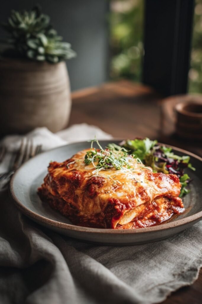 Vegetarian Stacked Enchiladas