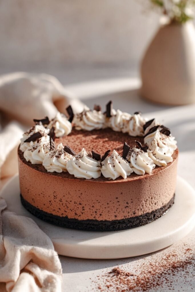 Mary Berry Chocolate chip cheesecake