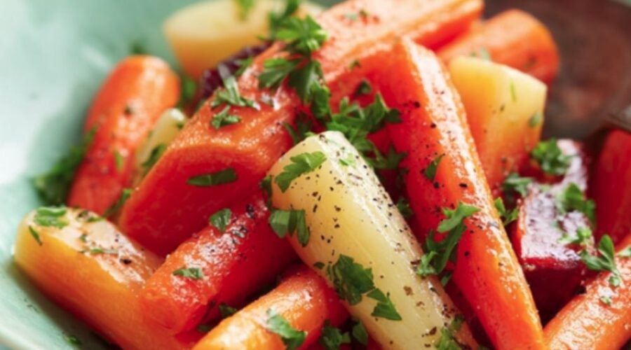 Mary Berry Glazed carrots and turnips
