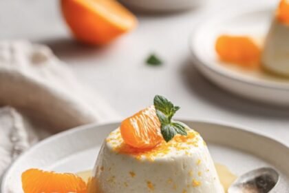 Mary Berry Orange panna cotta with soaked oranges