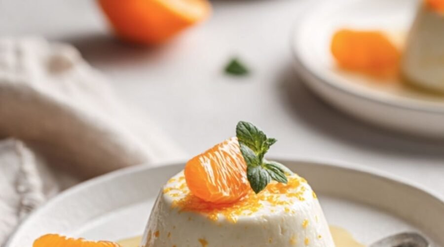 Mary Berry Orange panna cotta with soaked oranges