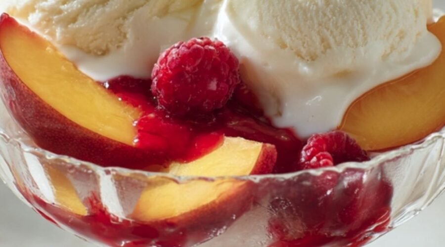 Mary Berry Peach Melba