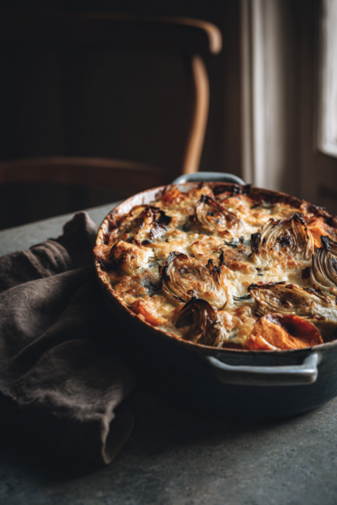 Fennel Sweet Potato Gratin Recipe