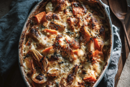 Fennel Sweet Potato Gratin Recipe