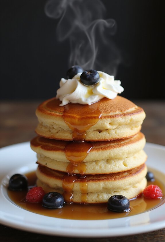 fluffy light golden brown pancake perfection