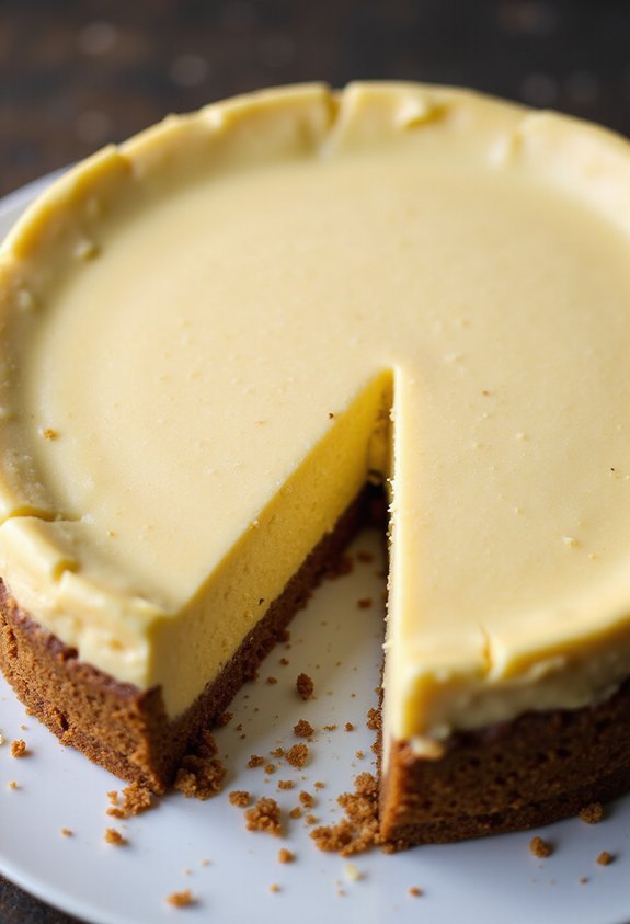 luscious no bake ginger crusted lemon cheesecake
