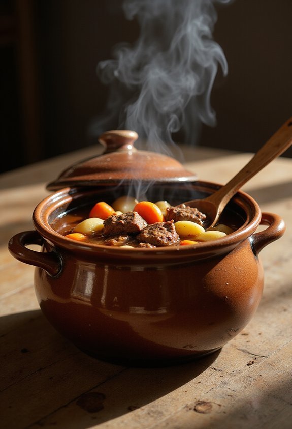 slow cooked beef and veggies