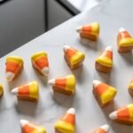 Candy Corn Peanut Butter Bites