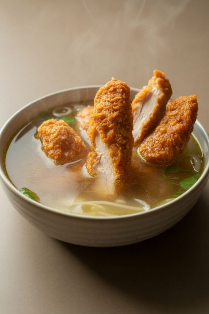 Crispy Low Carb Chicken Soup Recipe